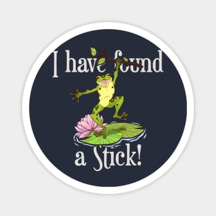 I have found a Stick! Frog T-shirt Magnet